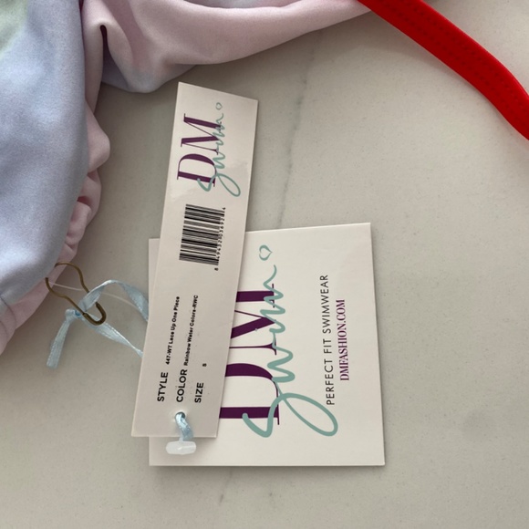 NWT DM SWIM size small lace up one piece - Picture 3 of 5